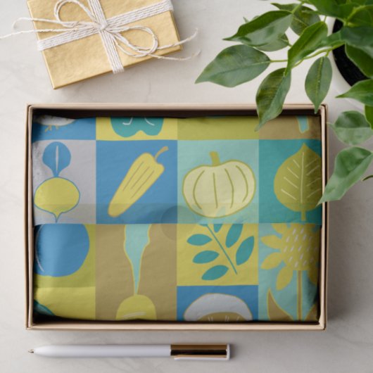 Papier Mousseline Veggie Blocks II (Cadeau)