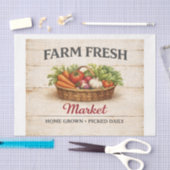 Papier Mousseline Veggie Market (Artisanat)