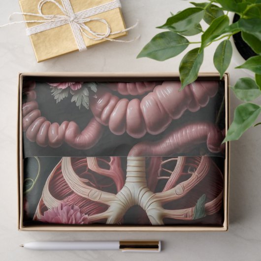 Papier Mousseline Veines et vignes (Cadeau)