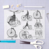 Papier Mousseline Vélo à grande roue Penny Farthing (Artisanat)