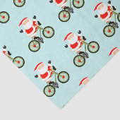 Papier Mousseline Vélo cadeau de vacances (Détail)