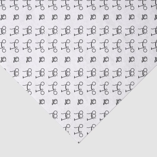 Papier Mousseline Vélo pliant Brompton (Détail)