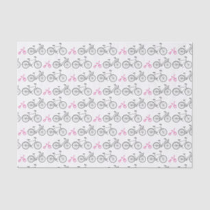 Papier Mousseline Vélo rose
