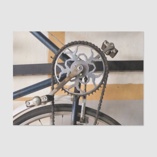 Papier Mousseline VÉLO vintage (Recto)