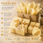 Papier Mousseline Veloura Soleil