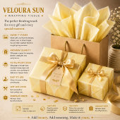 Papier Mousseline Veloura Soleil