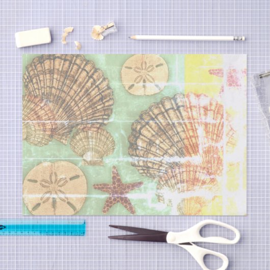 Papier Mousseline Vendredi Seashells (Artisanat)