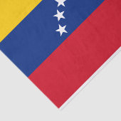 Papier Mousseline Venezuela : drapeau patriotique vénézuélien (Détail)