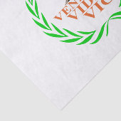 Papier Mousseline Veni Vidi Vici (Détail)