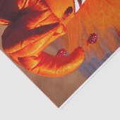 Papier Mousseline Venise, Italie (IT) - costume orange de carnaval (Détail)