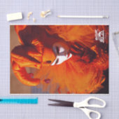 Papier Mousseline Venise, Italie (IT) - costume orange de carnaval (Artisanat)