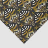 Papier Mousseline Ventilateur Art Déco, Papier Tissu (Détail)