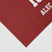 Papier Mousseline Ventilateur sportif Votre propre Maroon (Détail)