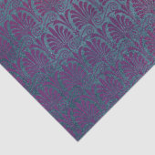 Papier Mousseline Ventilateurs Art déco rose violet déco (Détail)