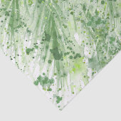 Papier Mousseline Verdure de Sage art de l'aquarelle abstraite (Détail)