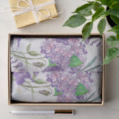Papier Mousseline Verdure pourpre d'hortensias de violettes (Cadeau)