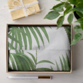 Papier Mousseline Verdure tropicale Aquarelle Palm Tree Feuilles (Cadeau)