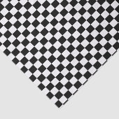 Papier Mousseline Vérificateur noir et blanc (Détail)