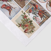 Papier Mousseline Véritable (pas AI) Robin Oiseau Ephémère Coupes Fu (Détail)