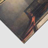 Papier Mousseline Vermeer - Fille lisant une lettre à une fenêtre ou (Détail)