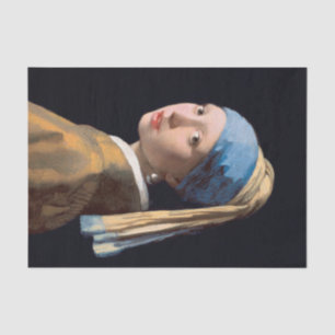 Papier Mousseline Vermeer Girl avec oreille perle