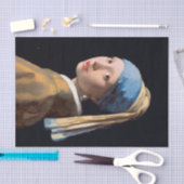 Papier Mousseline Vermeer Girl avec oreille perle (Artisanat)