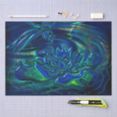 Papier Mousseline Verre 3D Dragonfly Pond (Artisanat)