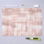 Papier Mousseline Verre blanc rose (Artisanat)