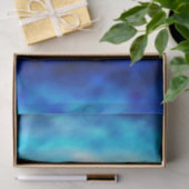 Papier Mousseline Verre bleu (Cadeau)