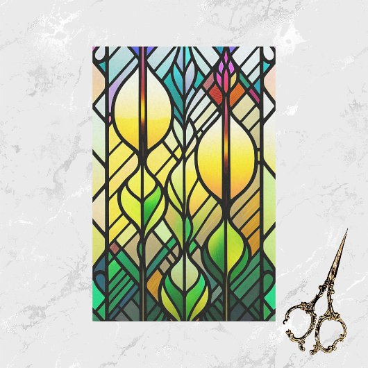 Papier Mousseline Verre coloré