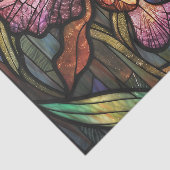 Papier Mousseline Verre Iris Violet (Détail)