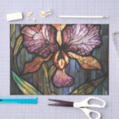 Papier Mousseline Verre Iris Violet (Artisanat)