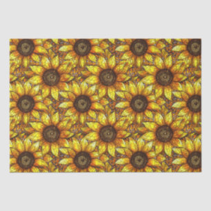 Papier Mousseline Verre tendu de tournesol