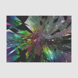 Papier Mousseline Verre tendu Rainbow Space LGBT Gay pride