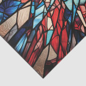 Papier Mousseline Verre Trait Patriotique (Détail)