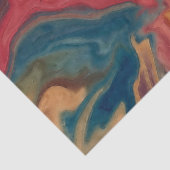 Papier Mousseline Verres d'aquarelle coucher de soleil (Détail)