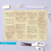 Papier Mousseline Versets de Psaume pour Journaux (Artisanat)