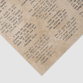 Papier Mousseline Versets de Psaume pour Journaux de la Bible de la  (Détail)