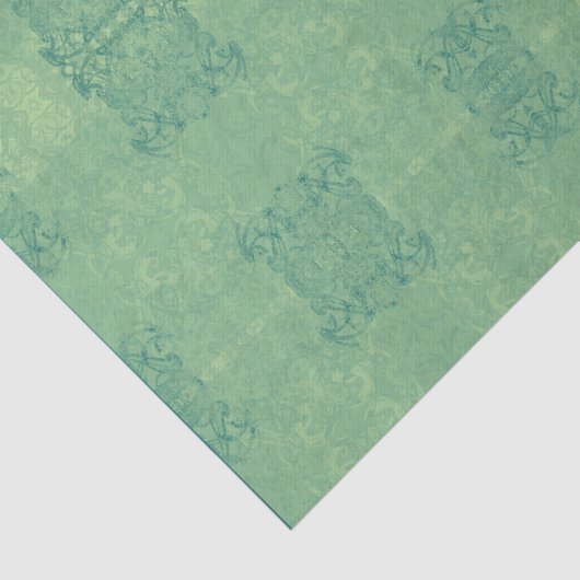 papier mousseline vert (Détail)