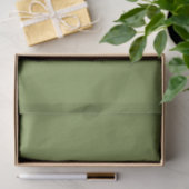 Papier Mousseline Vert (Cadeau)