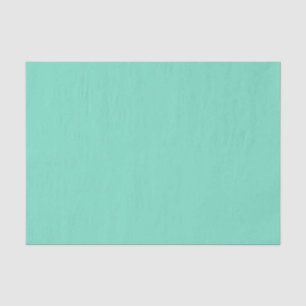 Papier Mousseline Vert Aqua Mousse de Mer Uni