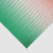 Papier Mousseline Vert argenté rouge (Détail)