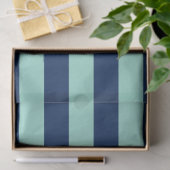 Papier Mousseline Vert clair et Bleu marine (Cadeau)