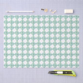 Papier Mousseline Vert et bleu (Artisanat)