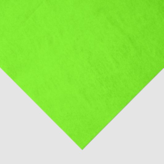 Papier Mousseline Vert néon fluorescent brillant (Détail)