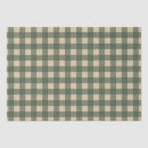 Vert Plaid rustique pays