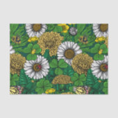 Papier Mousseline Vert printemps (Recto)