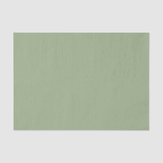 Papier Mousseline Vert Sage moderne Couleur uni (Recto)