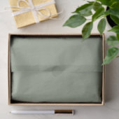 Papier Mousseline Vert Sauge (Cadeau)