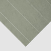 Papier Mousseline Vert sauge foncé à rayures fines (Détail)